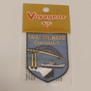 VINTAGE Sault Ste. Marie Canada Patch Sew On Emblem Crest BNIP